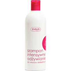 szampon intensywne odżywianie do włosów delikatnych Ziaja