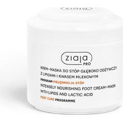 krem-maska do stóp głęboko odżywczy z lipidami i kwasem mlekowym Ziaja