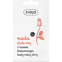 Ziaja różana Maseczka młodości z kwasem hialuronowym 7 ml