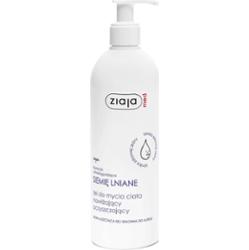 kuracja ultrałagodząca siemię lniane żel do mycia ciała nawilżający oczyszczający Ziaja