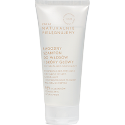 łagodny szampon do włosów i skóry głowy oczyszczająco-nawilżający Ziaja