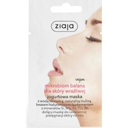 jogurtowa maska mikrobiom balans dla skóry wrażliwej Ziaja