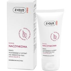 kuracja naczynkowa krem wyciszający rumień na dzień/na noc ochrona niska SPF 10 Ziaja