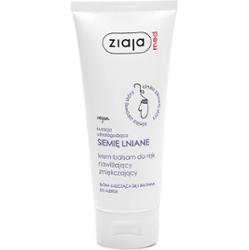 kuracja ultrałagodząca siemię lniane krem-balsam do rąk nawilżający zmiękczający Ziaja