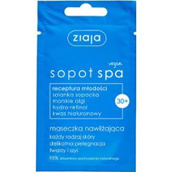maseczka nawilżająca każdy rodzaj skóry delikatna pielęgnacja twarzy i szyi Ziaja