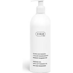 oliwka do masażu z olejem bawełnianym Ziaja