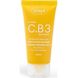 krem glow na dzień ochrona średnia SPF15 Ziaja