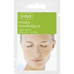 maska nawilżająca z glinką zieloną Ziaja