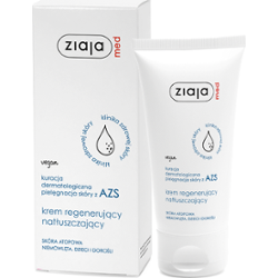 kuracja dermatologiczna pielęgnacja skóry z AZS krem regenerujący natłuszczający Ziaja