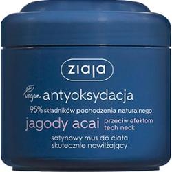 Ziaja Jagody Acai satynowy mus do ciała skutecznie nawilżający 200 ml