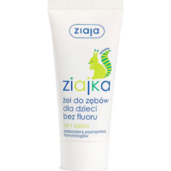 żel do zębów dla dzieci bez fluoru od 1 ząbka Ziaja