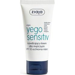 Ziaja Yego Sensitiv nawilżający krem dla mężczyzn SPF 10 ochrona niska SPF10 50 ml