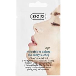 kremowa maska mikrobiom balans dla skóry suchej Ziaja