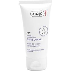 kuracja ultrałagodząca siemię lniane krem do twarzy ultraodżywczy Ziaja