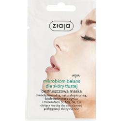 beztłuszczowa maska mikrobiom balans dla skóry tłustej Ziaja