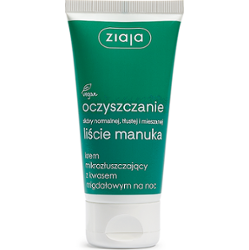 krem mikrozłuszczający z kwasem migdałowym na noc Ziaja