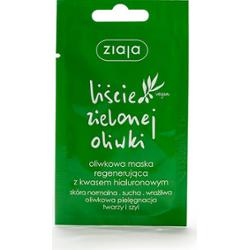 Ziaja  liście zielonej oliwki - Oliwkowa maska regenerująca z kwasem hialuronowym 