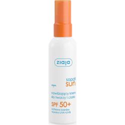 nawilżający krem do twarzy i ciała SPF 50+ ochrona bardzo wysoka UVA+UVB Ziaja