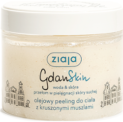 Ziaja Gdanskin olejowy peeling do ciała z kruszonymi muszlami 300 ml