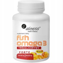 Aliness Fish Omega 3 FORTE Trójglicerydy 500/250mg Suplement Diety 90 caps
