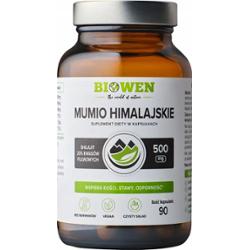 Biowen Mumio Himalajskie Shilajit Suplement Kości Stawy Odporność 90 Kaps