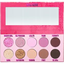 Miyo x Oluczka Girl Boss Paleta Cieni Do Powiek Matowe Brokatowe 10 Kolorów