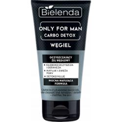 Bielenda Only For Man Carbo Detox Oczyszczający Żel Do Mycia Twarzy 150g
