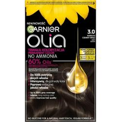 Garnier Olia Trwała Farba Do Włosów Bez Amoniaku 3.0 Bardzo Ciemny Brąz