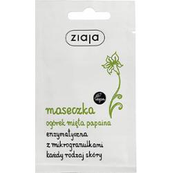 Ziaja Enzymatyczna Maseczka Do Twarzy z Mikrogranulkami Ogórek Mięta 7ml