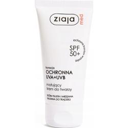 Ziaja Med Krem Do Twarzy SPF50+ Ochrona UVA+UVB Matujący Skóra Tłusta 50 ml