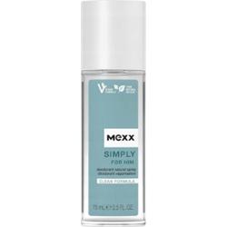 Mexx Simply For Him DNS Męski Dezodorant w Sprayu Nuty Owocowe Mięta 75ml