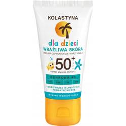 Kolastyna Wodoodporna Emulsja Dla Dzieci Do Twarzy Ciała Ochrona SPF50 50ml