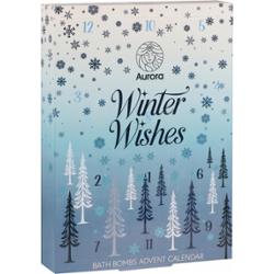 Aurora Winter Wishes Kalendarz Adwentowy Musujące Kule Do Kąpieli 12x30g