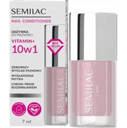 Semilac Vitamin+ 10in1 Odżywka Do Paznokci Krzem Wapń Witaminy E C F 7ml