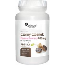 Aliness Czarny Czosnek Fermentowany ABG10 400mg Suplement Diety 100 Kaps