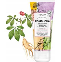 Soraya Kombucha Delikatny Peeling Do Twarzy z Kwasami AHA Żeń - Szeń 75ml