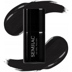 Semilac Lakier Hybrydowy Do Paznokci Perfect Black 300 Głęboka Czerń 7ml