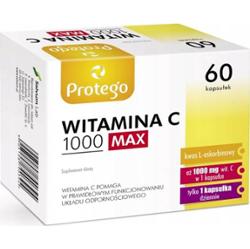 Protego Witamina C 1000 MAX Suplement Diety Układ Odpornościowy 60 Kapsułek
