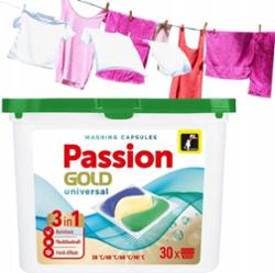 Passion Gold Universal 3w1 Kapsułki Do Prania Białego Kolorowego 30 szt