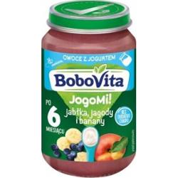 Bobovita JogoMi Deser Owoce z Jogurtem Jagody Jabłka i Banany 190g