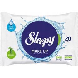 Sleepy Make Up Hipoalergiczne Chusteczki Do Demakijażu Twarzy Oczu 20szt