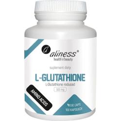 Aliness L-Glutation 500 mg Zredukowany Suplement Diety Aminokwas 100 Kaps
