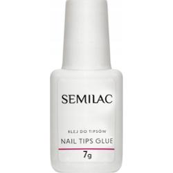 Semilac Nail Tips Glue Mocny Transparentny Klej Do Tipsów z Pędzelkiem 7g