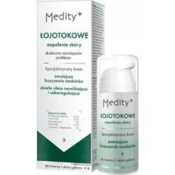 Medity+ Łojotokowe Zapalenie Skóry Nawilżający Krem Do Twarzy i Głowy 50ml