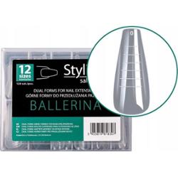Szablony Do Przedłużania Paznokci Dual Form Górne Formy Ballerina 120 Sztuk