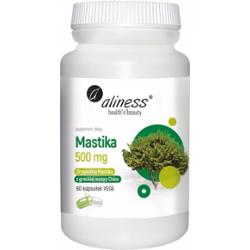 Aliness Mastika Żywica z Pistacji Kleistej 500mg Nieświeży Oddech 60 Kaps