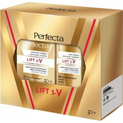 Perfecta Lift 3-V Zestaw Prezentowy Kosmetyków Krem Do Twarzy Pod Oczy 50+