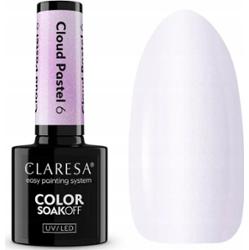 Claresa Lakier Hybrydowy Do Paznokci Jasny Perłowy Fiolet Cloud Pastel 6 5g