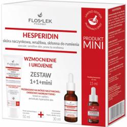 Floslek Hesperidin Zestaw Kosmetyków Krem Do Twarzy + Koncentrat + Peeling