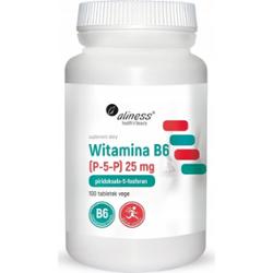 Aliness Witamina B6 P-5-P 25 mg Suplement Diety Odporność 100 Tabletek